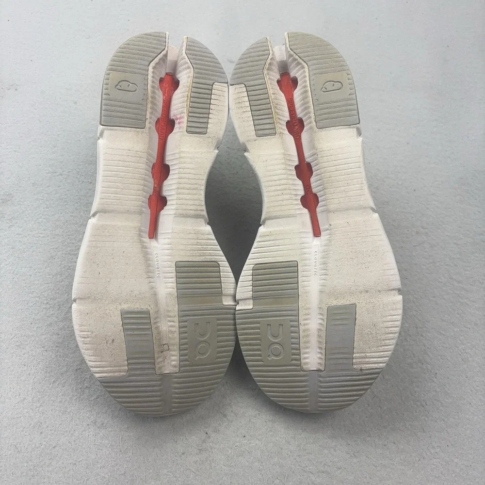 On Cloudnova Shoes Womens Size 9 White CloudTec Running Sneakers Mesh Athletic